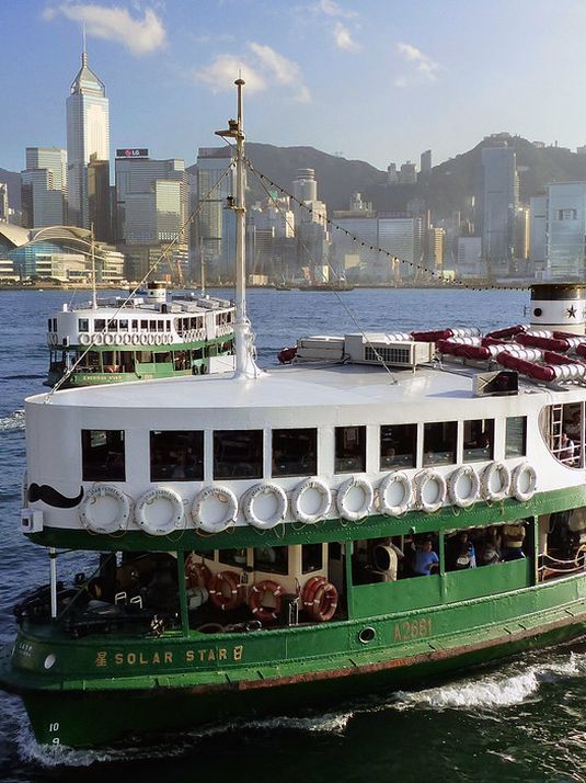 Star Ferry in Victoria Harbour, Hong Kong