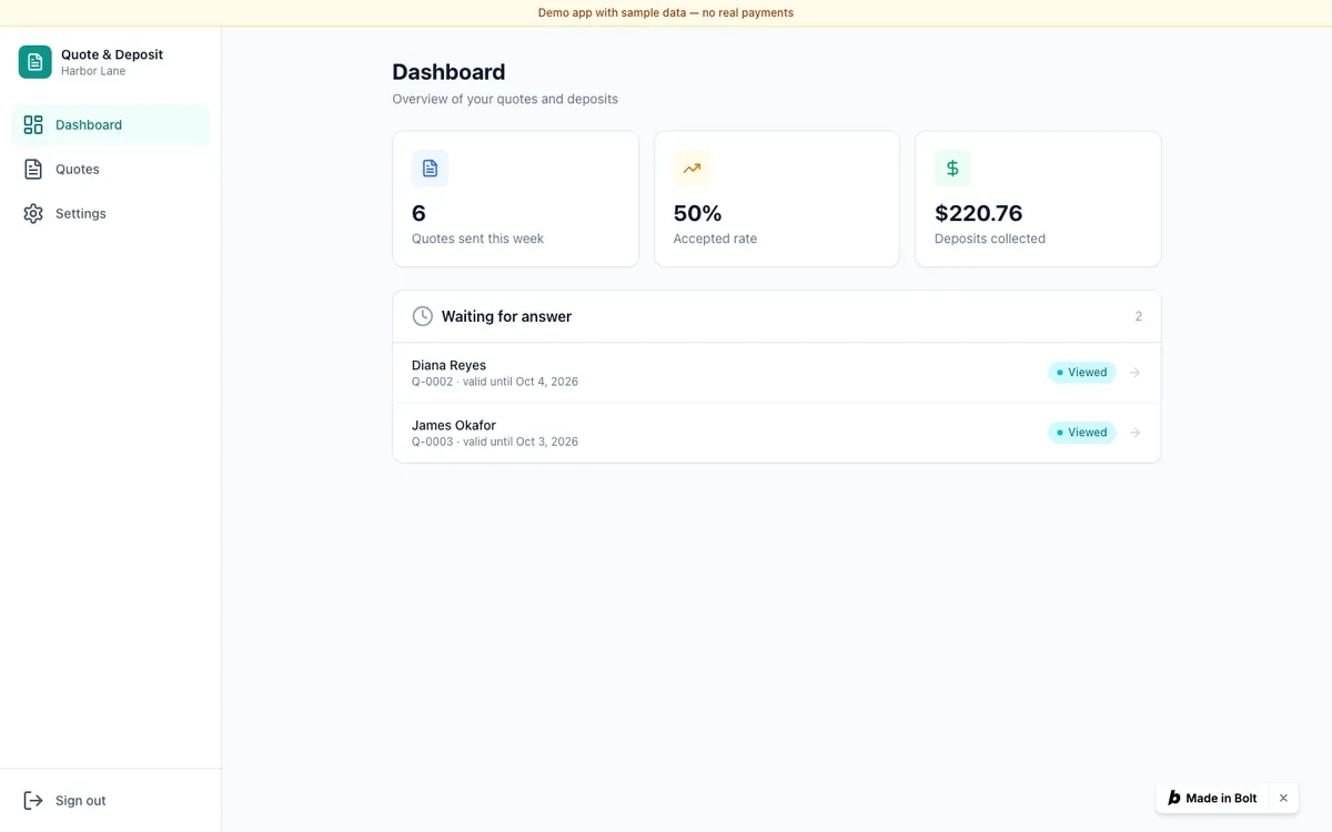 Снимок экрана: Harbor Lane Mobile Detailing · проверка безопасности приложения на Bolt